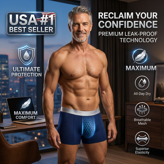 🏆45K+ SOLD 🔥2026 HOT SALE   AirFlexTM Premium Leakproof IceSilk Mesh Men's Boxer