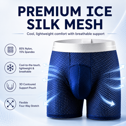 🏆45K+ SOLD 🔥2026 HOT SALE   AirFlexTM Premium Leakproof IceSilk Mesh Men's Boxer