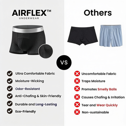 🏆45K+ SOLD 🔥2026 HOT SALE   AirFlexTM Premium Leakproof IceSilk Mesh Men's Boxer